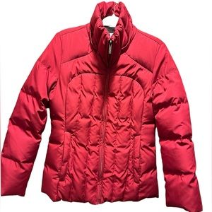 Calvin Klein, Red Puffer Jacket, Small